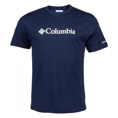 Columbia CSC BASIC LOGO TEE Férfi póló, sötétkék, méret