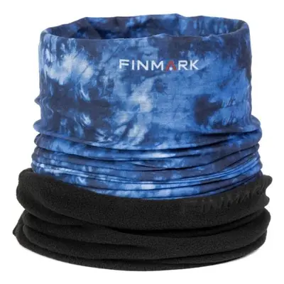 Finmark FSW-243 Multifunkcionális kendő fleece résszel, kék, méret