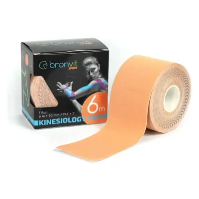 BronVit SPORT KINESIO TAPE CLASSIC Kineziológiai tapasz, bézs, méret