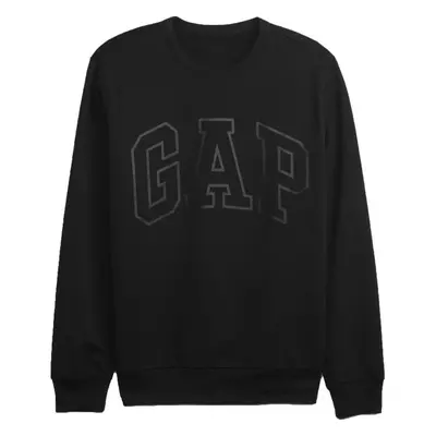 GAP V-LW DB FLEECE Férfi pulóver, fekete, méret