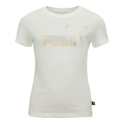 Puma ESSENTIALS + SUMMER DAZE TEE G Lány póló, fehér, méret