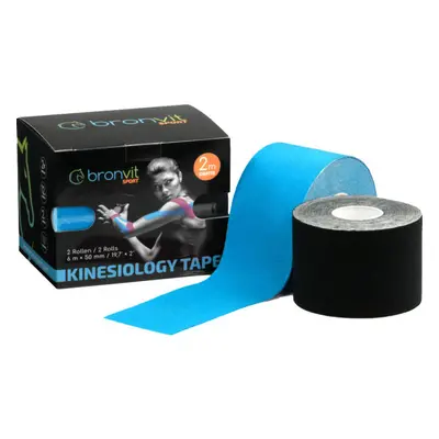 BronVit SPORT KINESIO TAPE SET 5CM X M Kineziológiai tape szett, fekete, méret