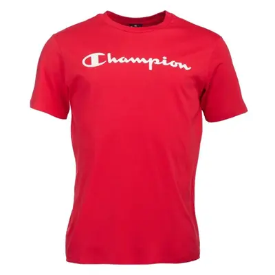 Champion AMERICAN CLASSICS CREWNECK T-SHIRT Férfi póló, piros, méret