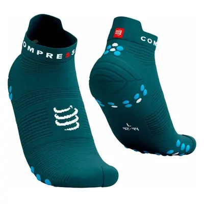 Compressport PRO RACING SOCKS V4.0 RUN Futózokni, sötétzöld, méret