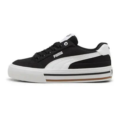 Puma COURT CLASSIC VULC FS JR Gyerek sportos cipő, fekete, méret 37.5