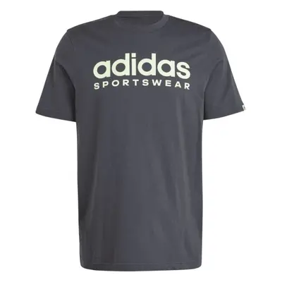 adidas SPORTSWEAR GRAPHIC TEE Férfi póló, sötétszürke, méret