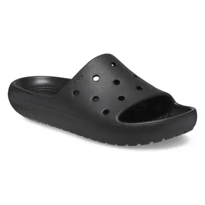 Crocs CLASSIC SLIDE V2 Uniszex papucs, fekete, méret 39/40