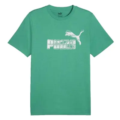 Puma GRAPHIC NO.1 LOGO TEE Férfi póló, zöld, méret