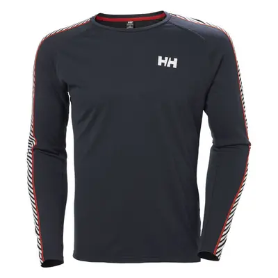 Helly Hansen LIFA ACTIVE STRIPE CREW Férfi funkcionális felső, sötétkék, méret