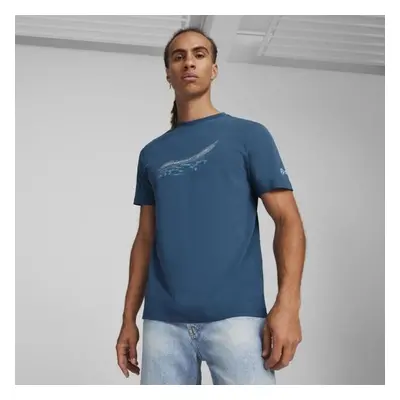 Puma MERCEDES-AMG PETRONAS F1 ESSENTIALS CAR GRAPHIC TEE Férfi póló, sötétzöld, méret