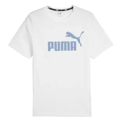 Puma ESS LOGO TEE Férfi póló, fehér, méret