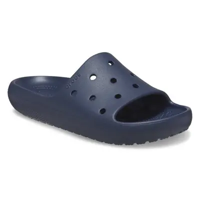 Crocs CLASSIC SLIDE V2 Uniszex papucs, sötétkék, méret 39/40