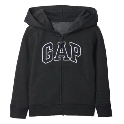 GAP FULLZIP LOGO Fiú pulóver, sötétszürke, méret