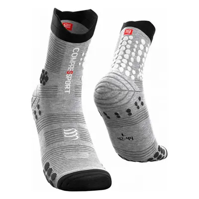 Compressport PRO RACING SOCKS V3.0 TRAIL Futózokni, szürke, méret