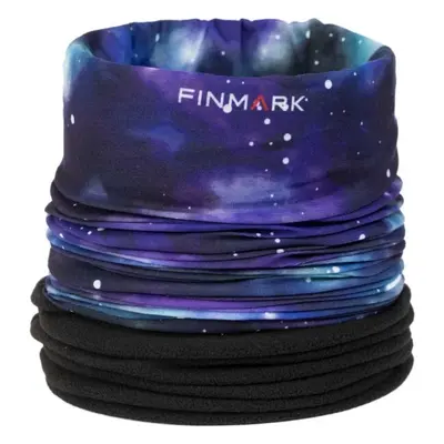 Finmark FSW-240 Multifunkcionális kendő fleece résszel, mix, méret