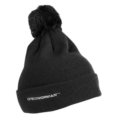 GREGNORMAN BOBBLEHATBLACK Téli golfsapka, fekete, méret