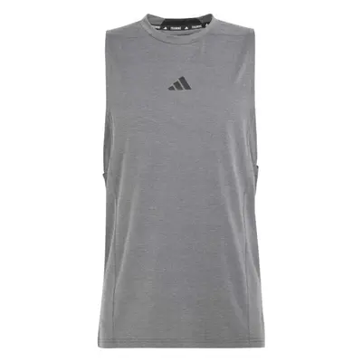 adidas DESIGNED FOR TRAINING TANK Férfi ujjatlan felső edzéshez, szürke, méret