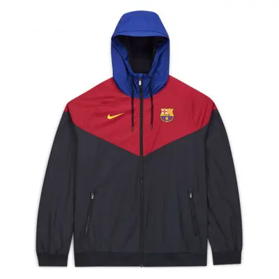 Nike FCB NSW WR WVN AUT Férfi kabát, fekete, méret