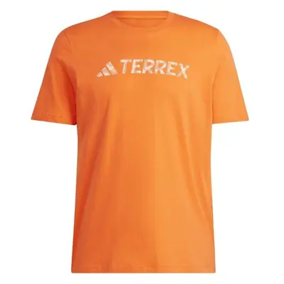 adidas TERREX CLASSIC LOGO TEE Férfi póló, narancssárga, méret