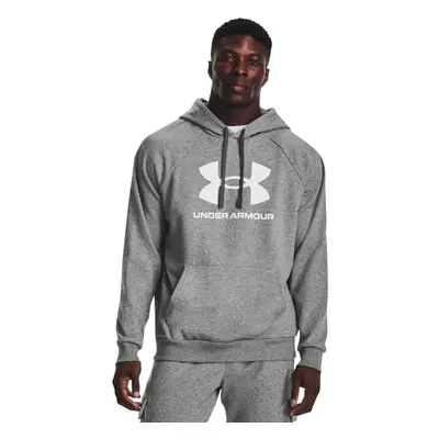 Under Armour RIVAL FLEECE LOGO HD Férfi pulóver, szürke, méret