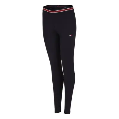 Tommy Hilfiger RW SEASONAL TAPE LEGGING Női leggings, sötétkék, méret