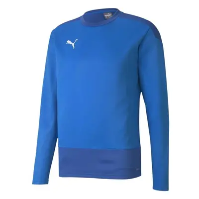 Puma TEAMGOAL TRAINING SWEAT Férfi sportpulóver, kék, méret