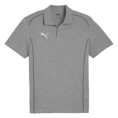 Puma TEAMFINAL CASUALS POLO Férfi galléros póló, szürke, méret