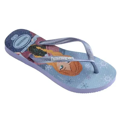 HAVAIANAS KIDS SLIM PRINCESS Lány strandpapucs, világoskék, méret 29/30