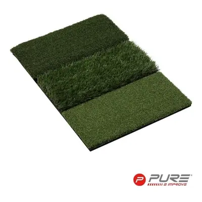 PURE IMPROVE TRI TURF HITTING MAT x cm Golf gyakorlószőnyeg, zöld, méret