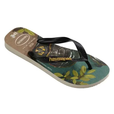 HAVAIANAS IPE Uniszex flip-flop papucs, sötétzöld, méret 39/40