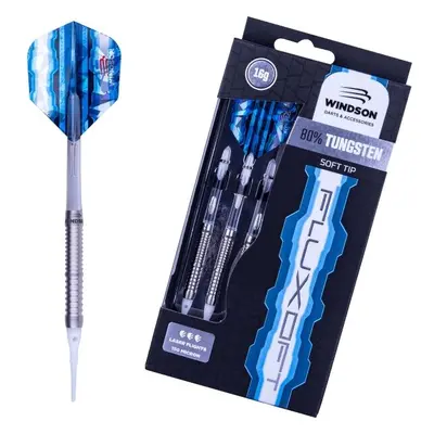 Windson FLUXOFT G TUNGSTEN SET Wolfram darts készlet puha hegyekkel, kék, méret