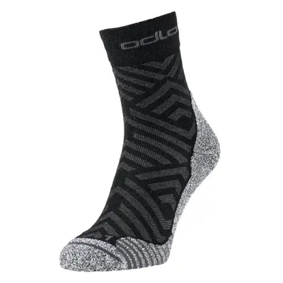 Odlo ACTIVEWARM HIKE GRAPHIC SOCKS Túrazokni, fekete, méret