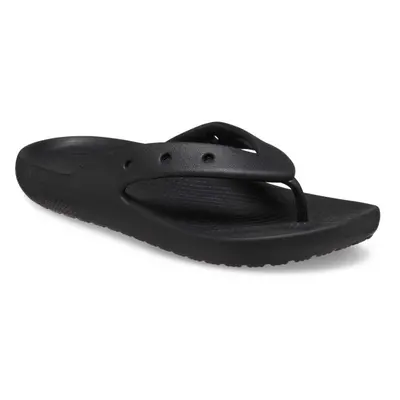 Crocs CLASSIC FLIP V2 Uniszex strandpapucs, fekete, méret 43/44