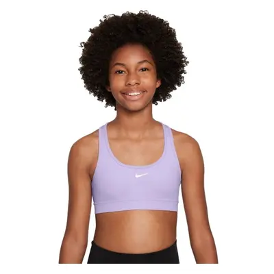 Nike DRI-FIT SWOOSH Lány sportmelltartó, lila, méret