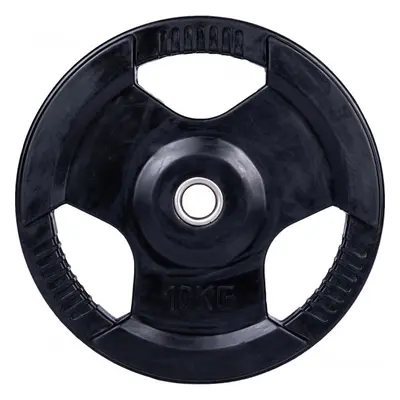 Fitforce PLR-10KG30MM Gumírozott súlyzótárcsa, fekete, méret