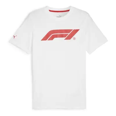 Puma F1 ESSENTIALS LOGO TEE Férfi póló, fehér, méret