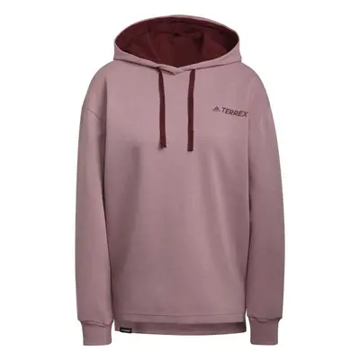 adidas TX LOGO HOODY Női outdoor pulóver, lila, méret