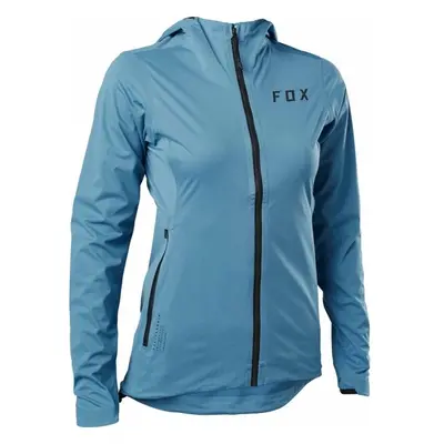 Fox FLEXAIR WATER JACKET W Női kerékpáros kabát, kék, méret