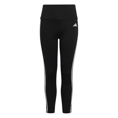 adidas ESSENTIALS AEROREADY 3-STRIPES HIGH-WAISTED Lány leggings, fekete, méret