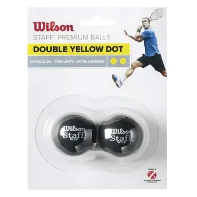 Wilson STAFF SQUASH BALL DBL YEL DOT Fallabda, sárga, méret