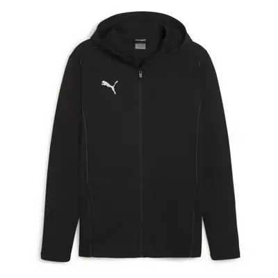 Puma TEAMFINAL CASUALS HOODED JACKET Férfi sportos pulóver, fekete, méret