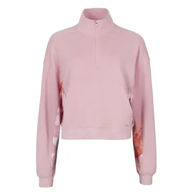 O'Neill GLOBAL AMARYLLIS 1/2 ZIP CREW Női pulóver, rózsaszín, méret