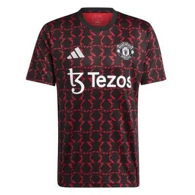 adidas MANCHESTER UNITED PRE-MATCH JERSEY Férfi futballmez, piros, méret