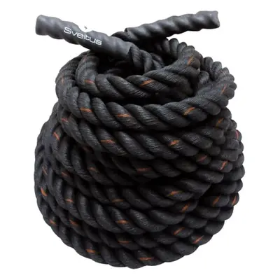 SVELTUS BATTLE ROPE L15 Ø38 MM Edzőkötél, fekete, méret