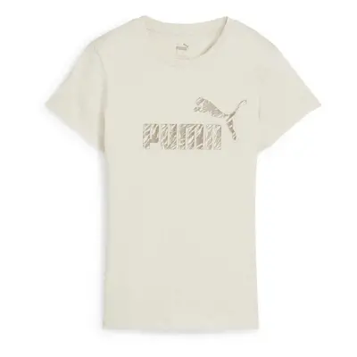 Puma ESSENTIALS + ANIMAL TEE Női felső, bézs, méret