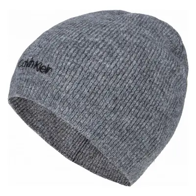 Calvin Klein BASIC WOOL NO FOLD BEANIE Férfi téli sapka, szürke, méret