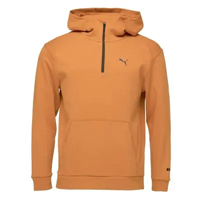 Puma RADCAL HOODED HALF ZIP Férfi pulóver, barna, méret