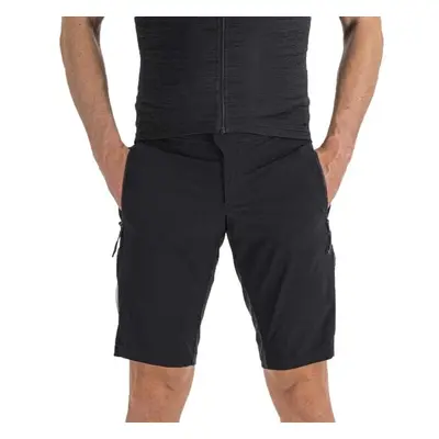 Sportful SUPERGIARA OVERSHORT Férfi kerékpáros rövidnadrág, fekete, méret