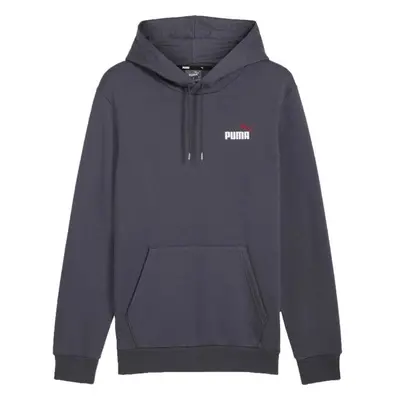 Puma ESS+2 COL SMALL LOGO HOODIE FL Férfi pulóver, sötétszürke, méret