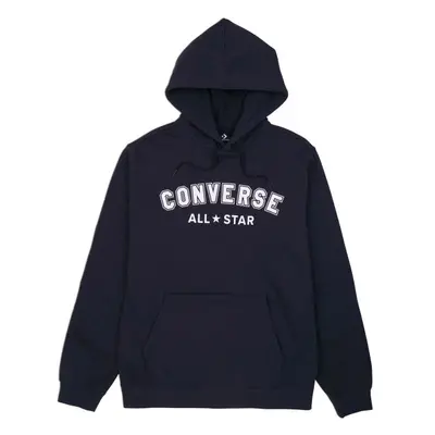 Converse CLASSIC FIT ALL STAR SINGLE SCREEN PRINT HOODIE BB Uniszex pulóver, fekete, méret